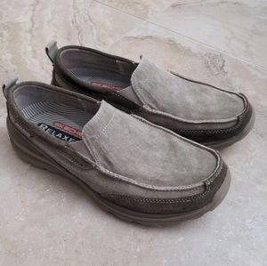 SKECHERS RELAXED FIT SLIP-ON SHOES